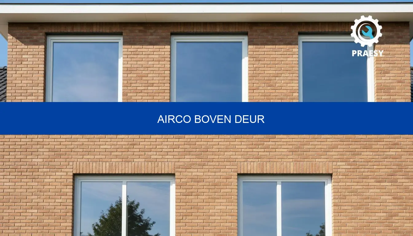 Airco boven deur: juiste plaatsing en offerteadvies Praesy