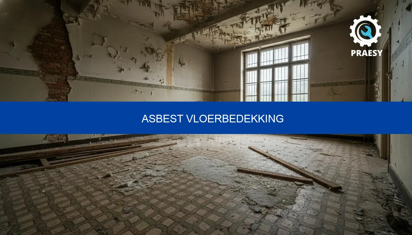 Asbest vloerbedekking: herkennen, aanpak en offertes via Praesy