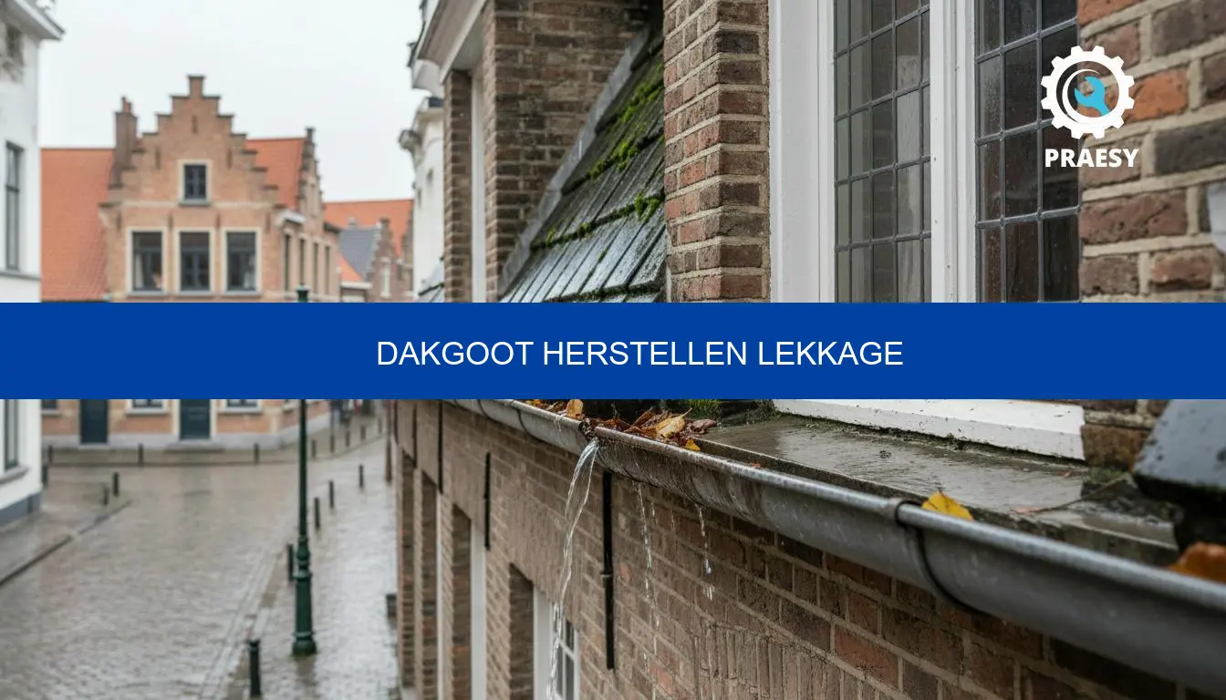 Dakgoot herstellen lekkage: prijs en aanpak | Praesy