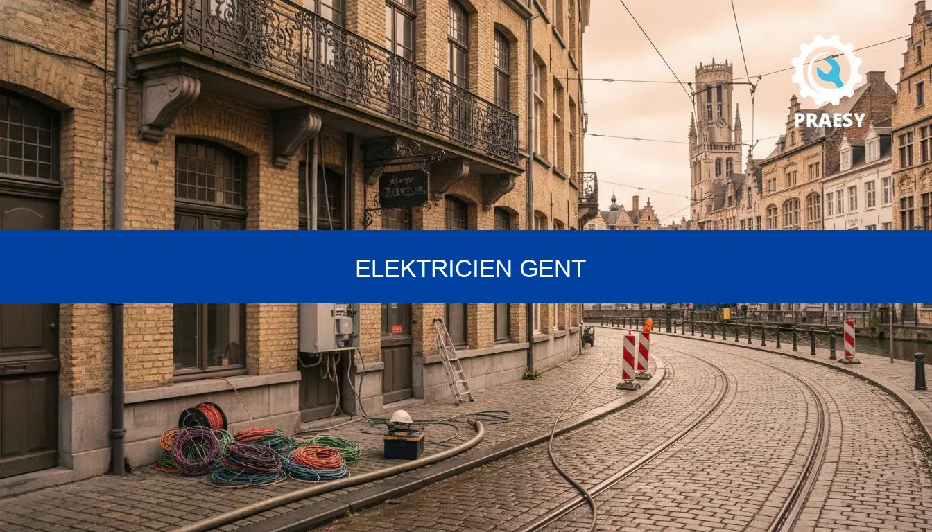 Elektricien Gent: prijzen, keuring en offertes vergelijken via Praesy