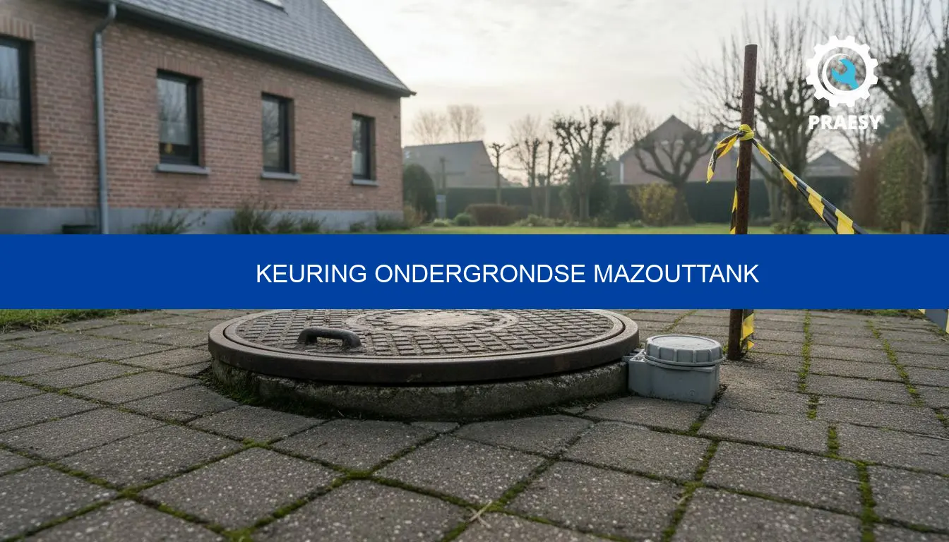 Keuring ondergrondse mazouttank: attest, prijs en regelgeving - Praesy