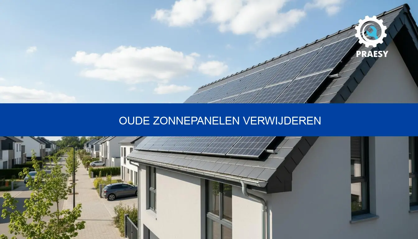 Oude zonnepanelen verwijderen: prijs, melding en afvoer | Praesy