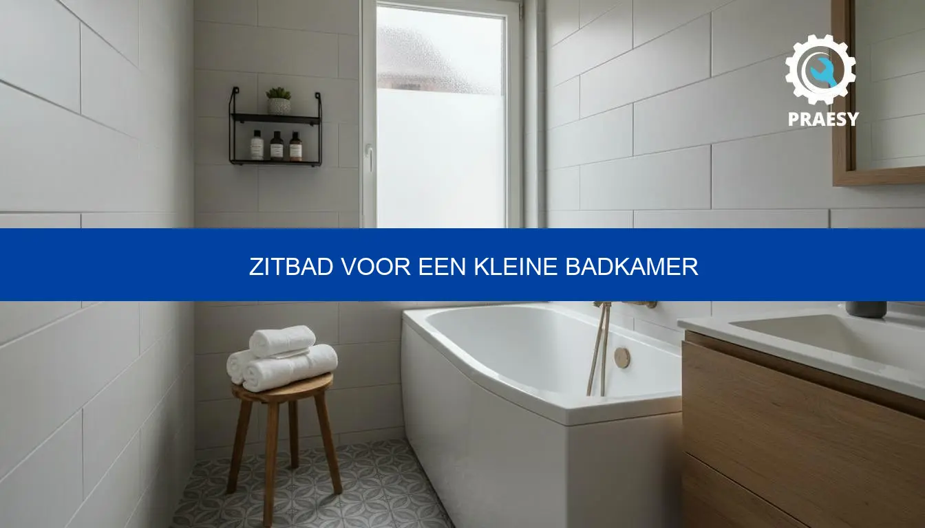 Zitbad voor een kleine badkamer: ruimte besparen en comfort kiezen - Praesy