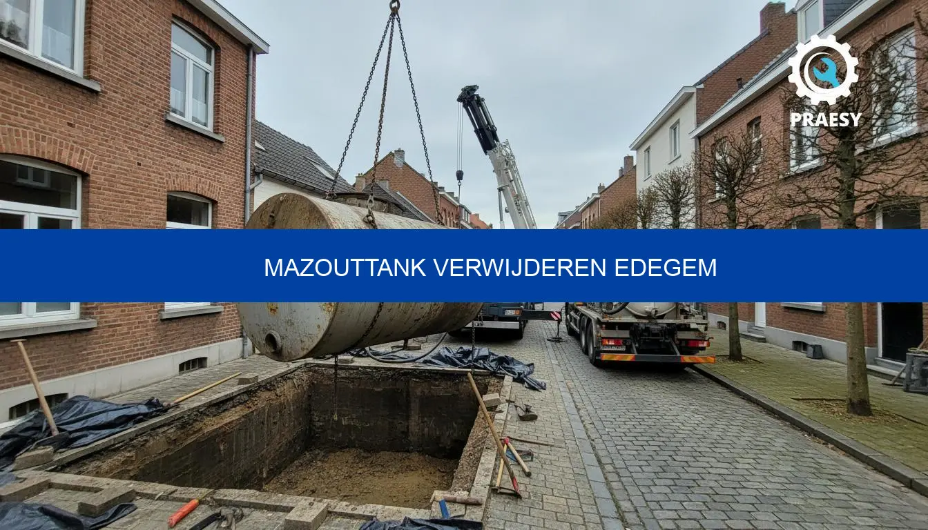 Mazouttank verwijderen Edegem: prijs, attesten en offertes