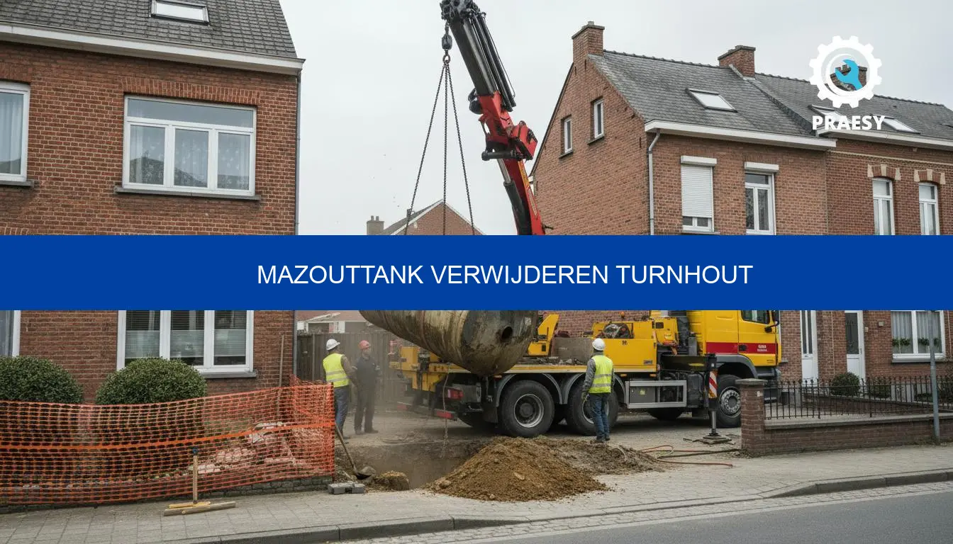 Mazouttank verwijderen Turnhout: prijzen en erkende aanpak